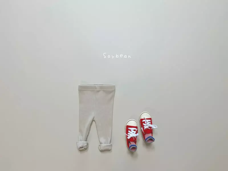 Soybean - Korean Children Fashion - #Kfashion4kids - Sticky Rib Leggings - 3