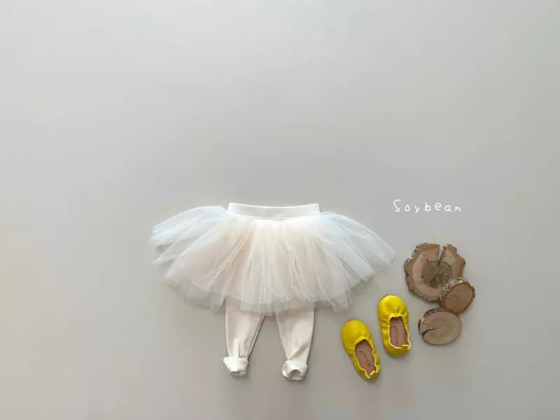 Soybean - Korean Children Fashion - #childofig - Frill Sha Skirt Leggings