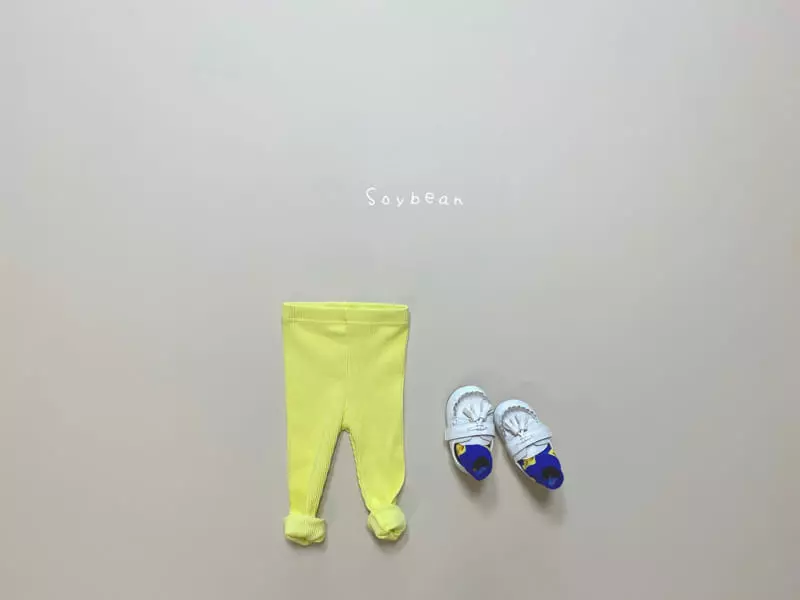Soybean - Korean Children Fashion - #childrensboutique - Sticky Rib Leggings - 12