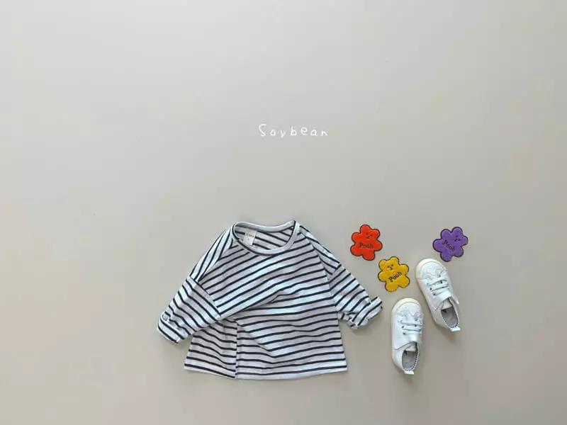 Soybean - Korean Children Fashion - #childrensboutique - Spring Stripes Tee - 3