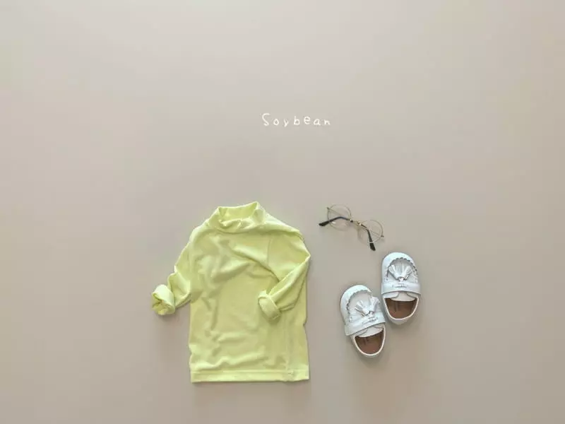 Soybean - Korean Children Fashion - #designkidswear - Boodle Half Turtleneck Tee - 5