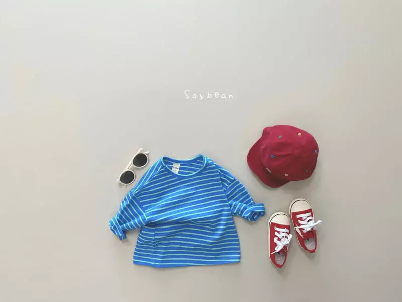 Soybean - Korean Children Fashion - #childrensboutique - Spring Stripes Tee - 4