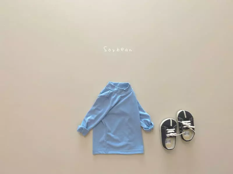 Soybean - Korean Children Fashion - #discoveringself - Boodle Half Turtleneck Tee - 6