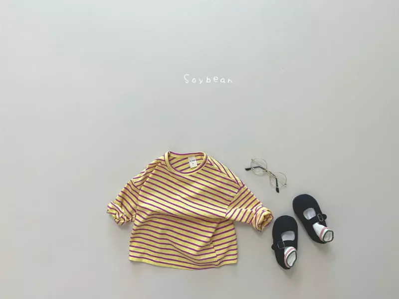 Soybean - Korean Children Fashion - #discoveringself - Spring Stripes Tee - 5