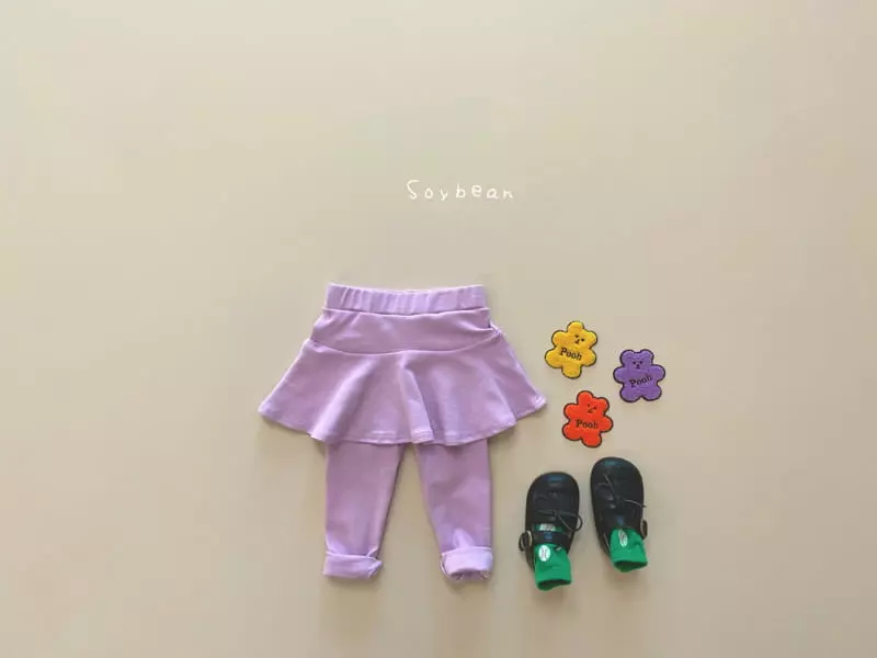 Soybean - Korean Children Fashion - #littlefashionista - Soft Skirt Leggings - 4