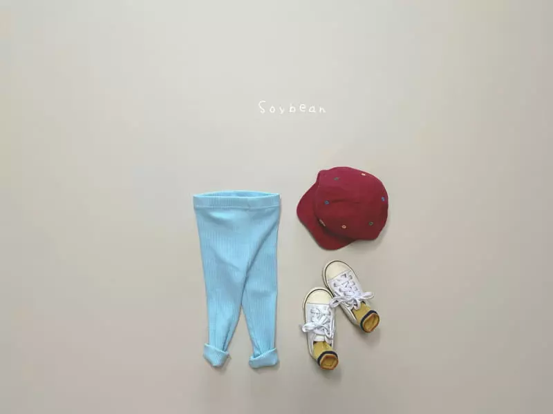Soybean - Korean Children Fashion - #minifashionista - Sticky Rib Leggings - 6