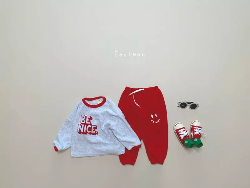 Soybean - Korean Children Fashion - #minifashionista - Nice Terry Top Bottom Set - 6