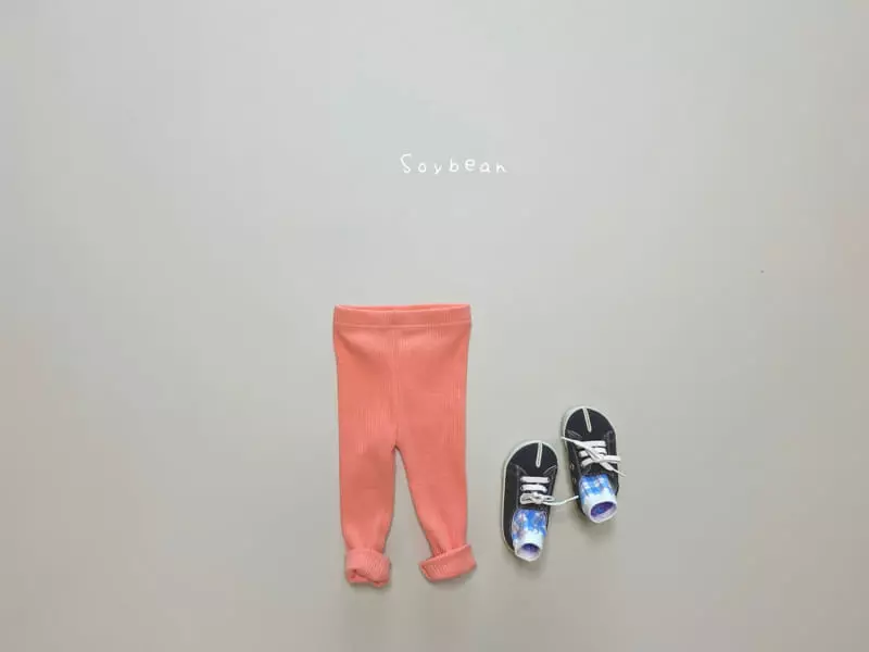 Soybean - Korean Children Fashion - #prettylittlegirls - Sticky Rib Leggings - 7