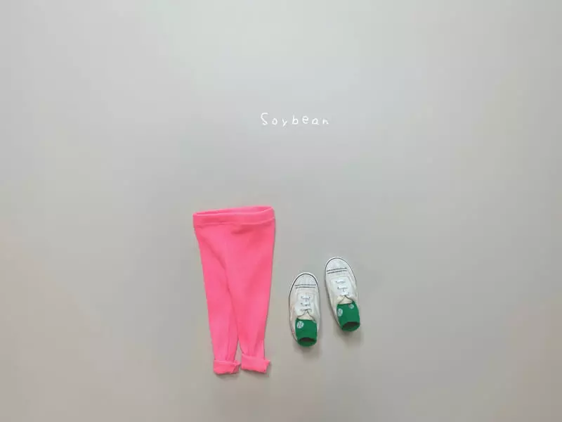 Soybean - Korean Children Fashion - #stylishchildhood - Sticky Rib Leggings - 10