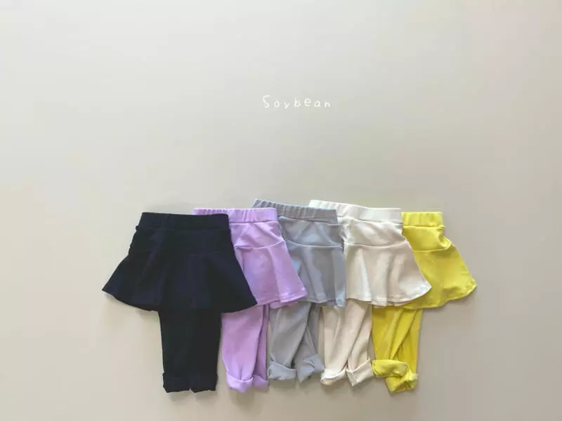 Soybean - Korean Children Fashion - #todddlerfashion - Soft Skirt Leggings - 7