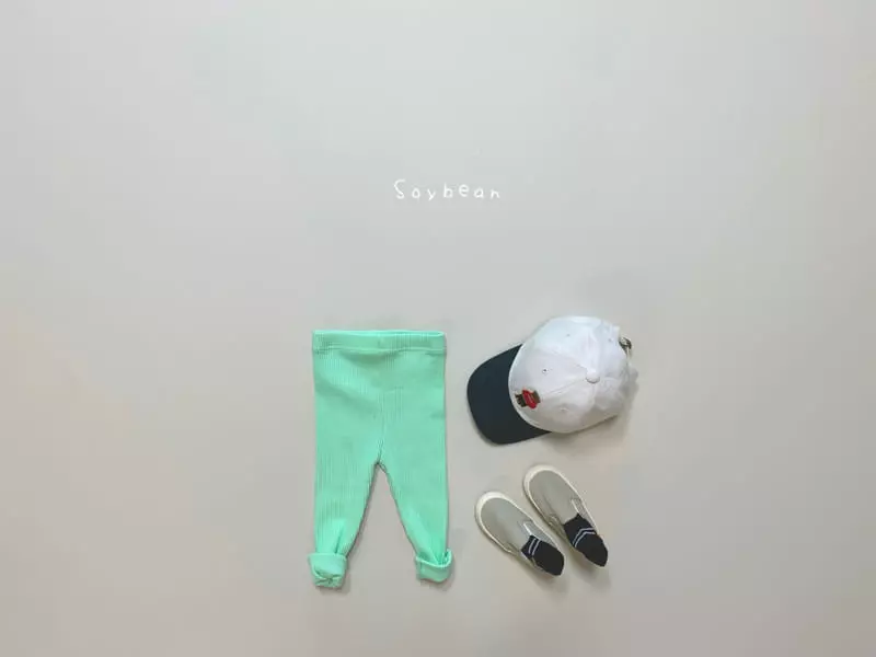 Soybean - Korean Children Fashion - #toddlerclothing - Sticky Rib Leggings - 9
