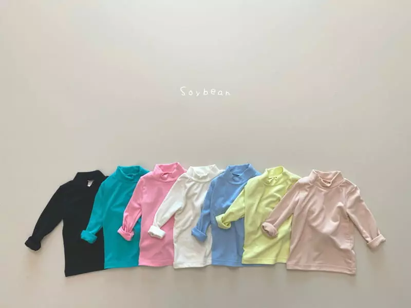 Soybean - Korean Children Fashion - #toddlerclothing - Boodle Half Turtleneck Tee