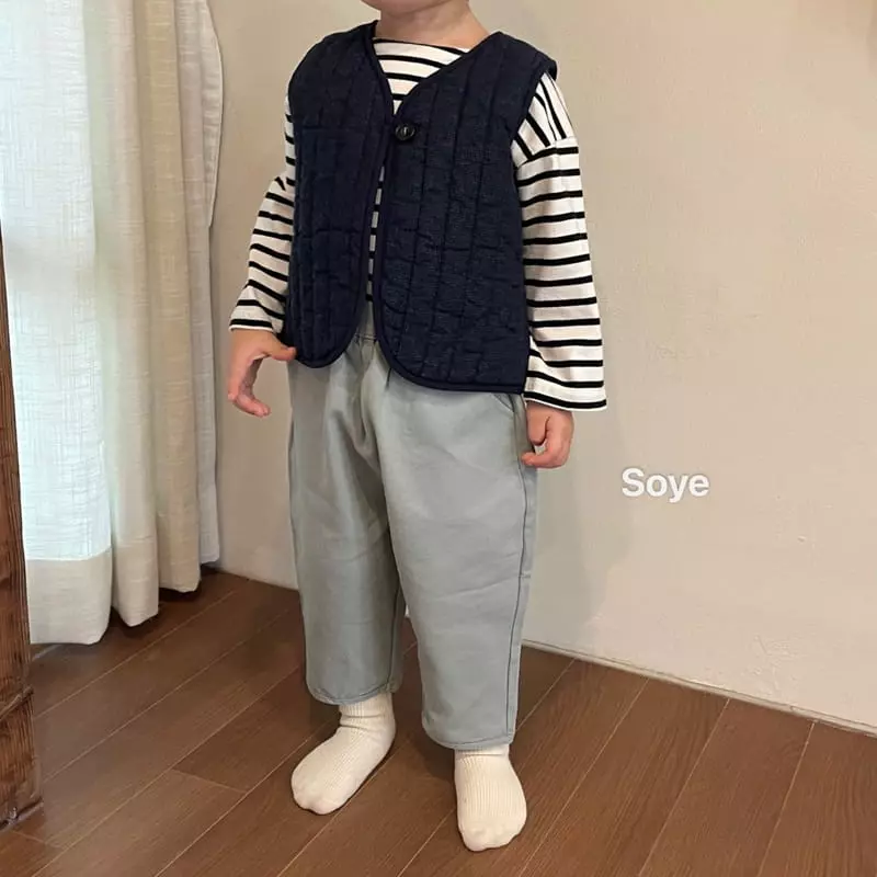 Soye - Korean Children Fashion - #fashionkids - Quilting Vest - 2