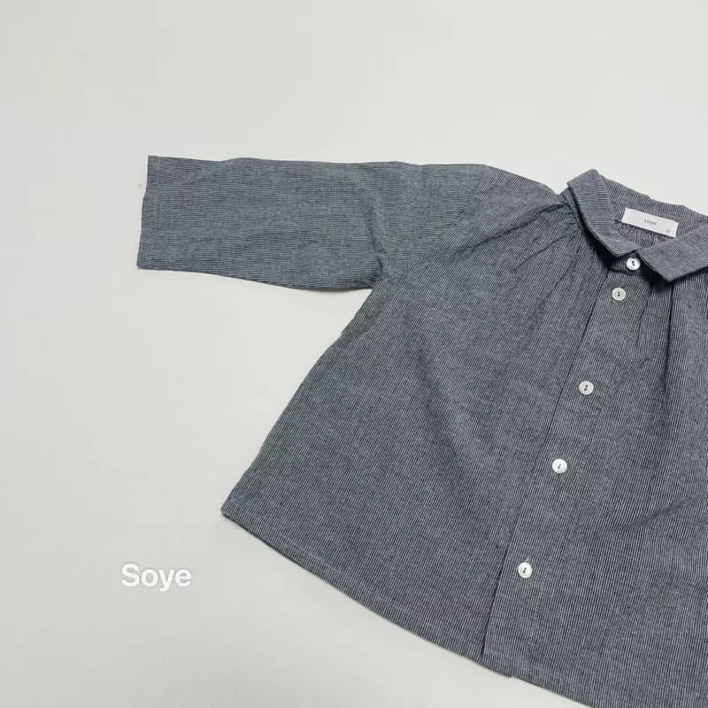 Soye - Korean Children Fashion - #kidsshorts - Shirring Shirt - 6