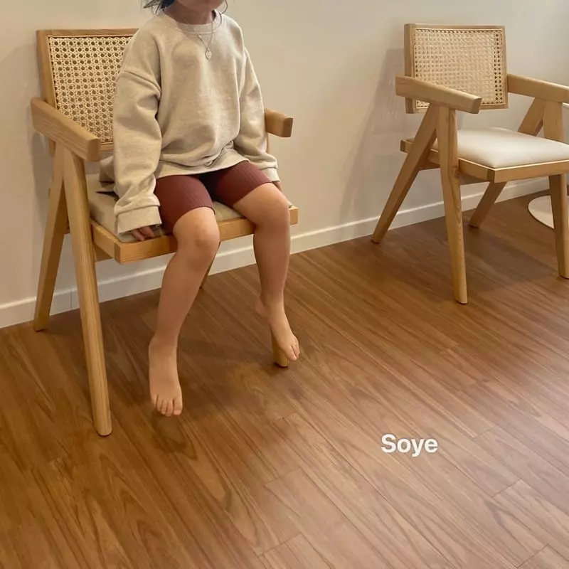 Soye - Korean Children Fashion - #kidsshorts - Slit Sweatshirt - 3