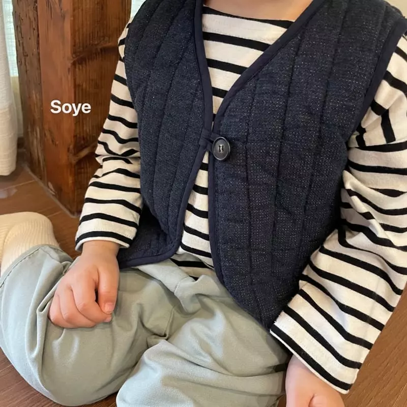 Soye - Korean Children Fashion - #kidsshorts - Quilting Vest - 3