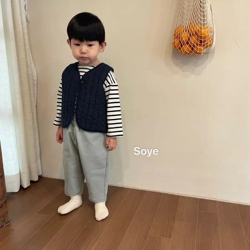 Soye - Korean Children Fashion - #kidsshorts - Quilting Vest - 4