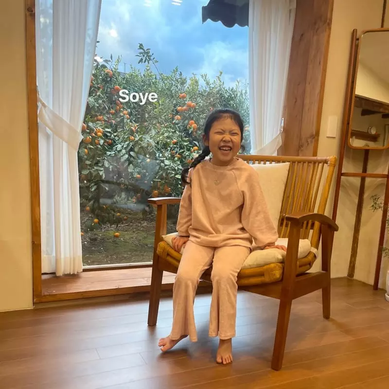 Soye - Korean Children Fashion - #kidzfashiontrend - Terry Top Bottom Set
