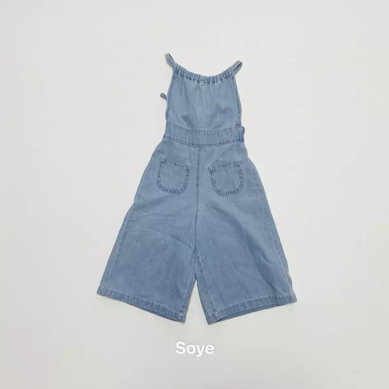 Soye - Korean Children Fashion - #kidsstore - Denim Dungarees - 4