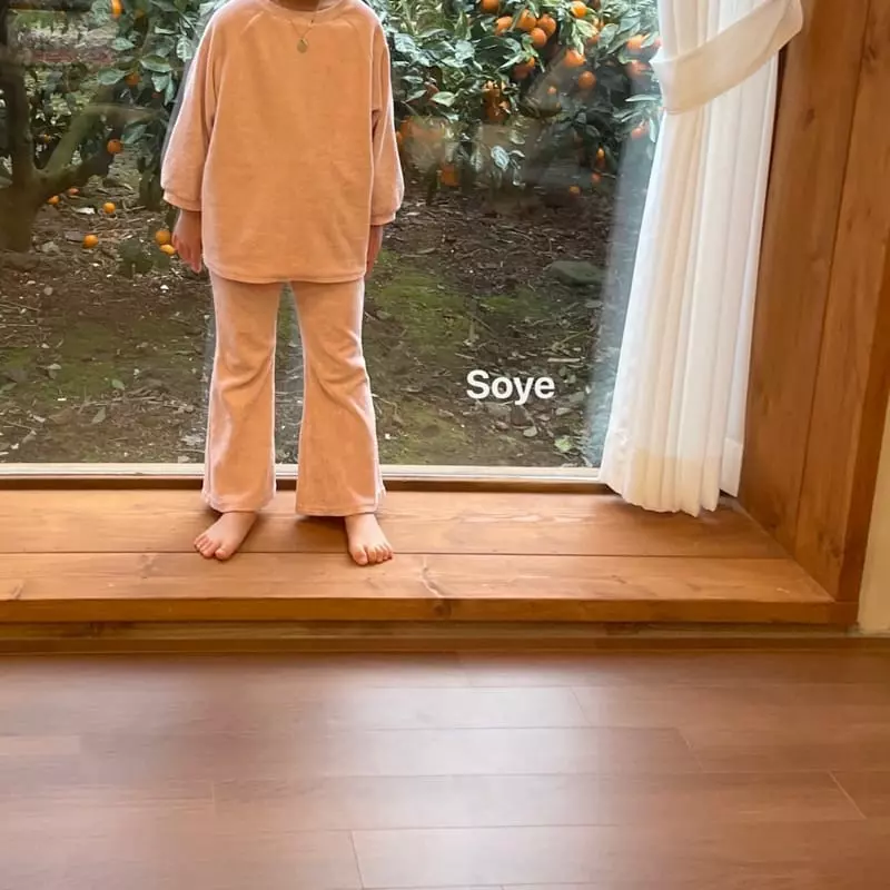 Soye - Korean Children Fashion - #littlefashionista - Terry Top Bottom Set - 3