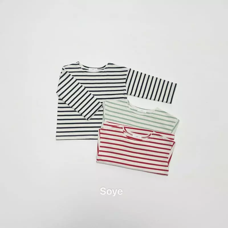 Soye - Korean Children Fashion - #prettylittlegirls - Stripes Tee - 6