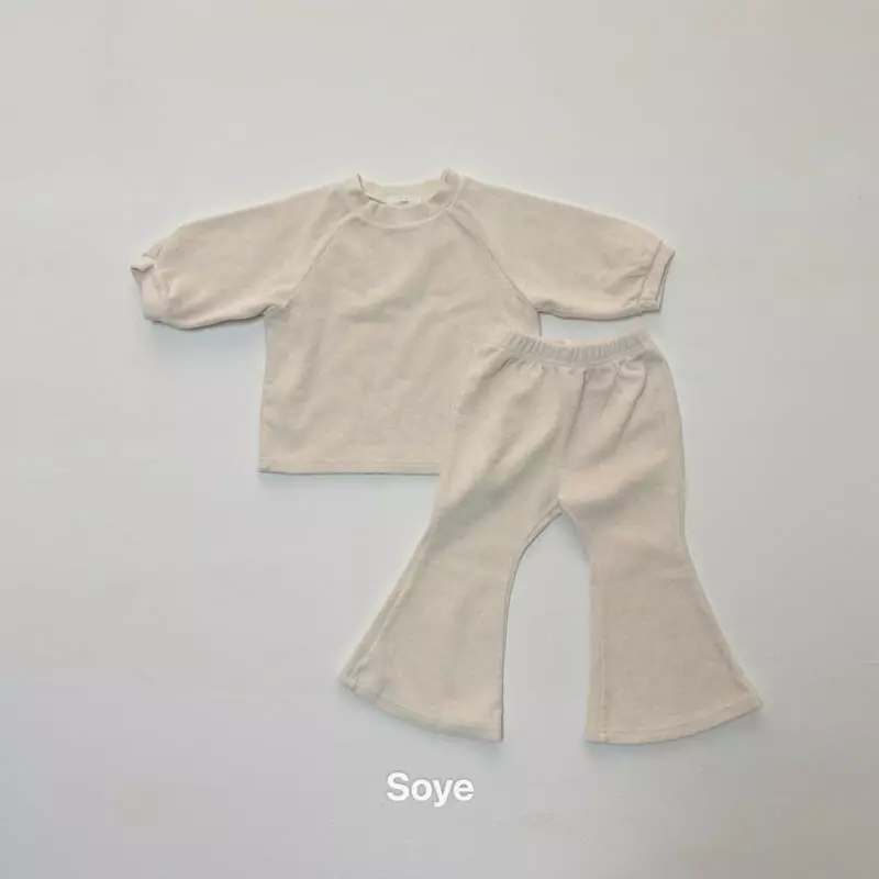 Soye - Korean Children Fashion - #todddlerfashion - Terry Top Bottom Set - 7