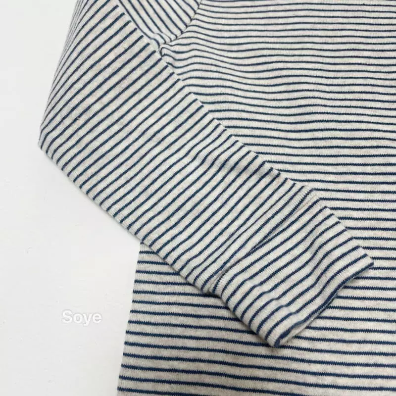 Soye - Korean Children Fashion - #toddlerclothing - Classic Stripes Tee - 6