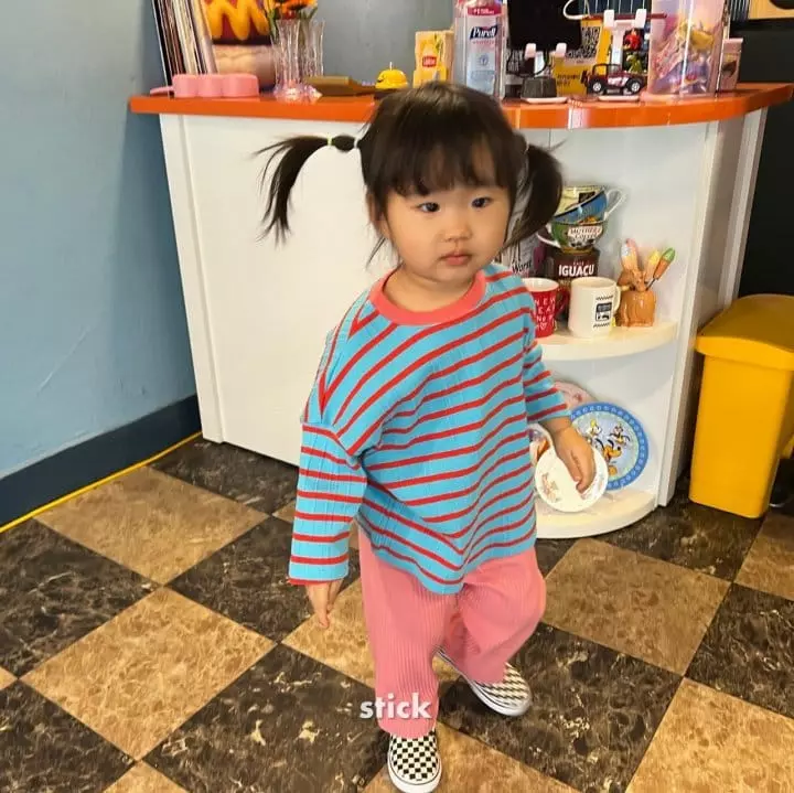 Stick - Korean Children Fashion - #Kfashion4kids - Charile Stripes Tee - 12