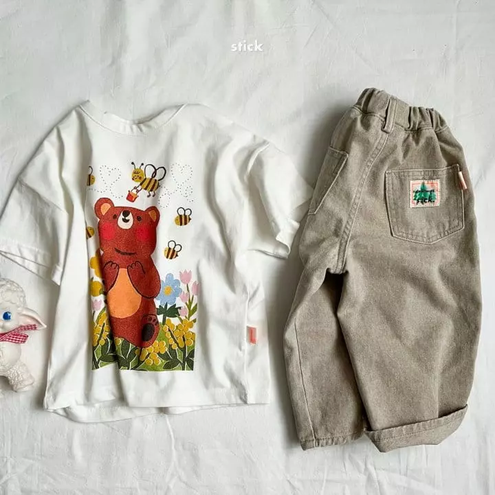 Stick - Korean Children Fashion - #childofig - Peach Pants with Mom - 2