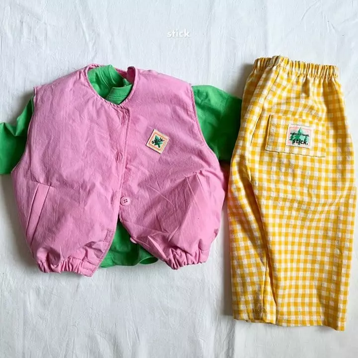 Stick - Korean Children Fashion - #childofig - Color Boxy Tee with Mom - 3