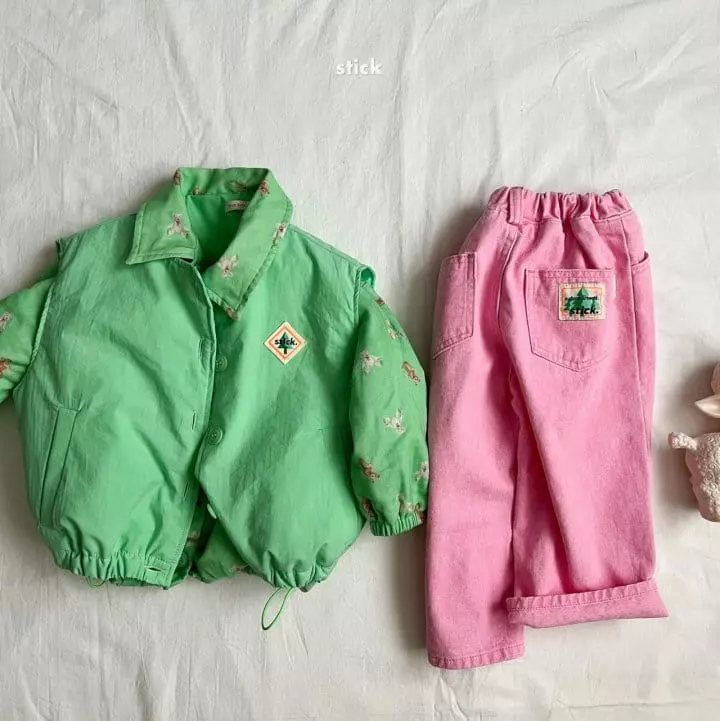 Stick - Korean Children Fashion - #discoveringself - Peach Pants with Mom - 5