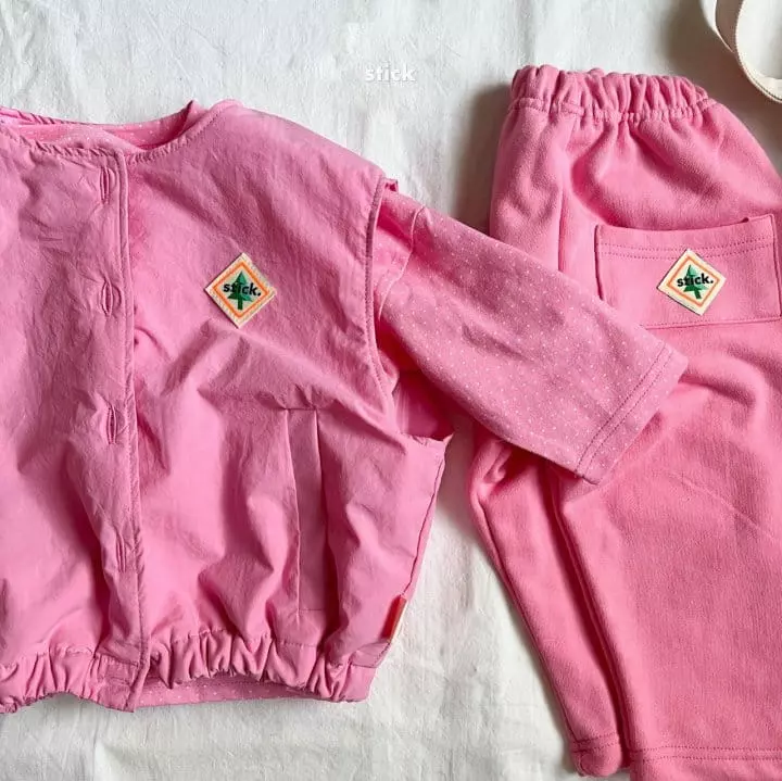 Stick - Korean Children Fashion - #designkidswear - Small Dot Long Tee - 4