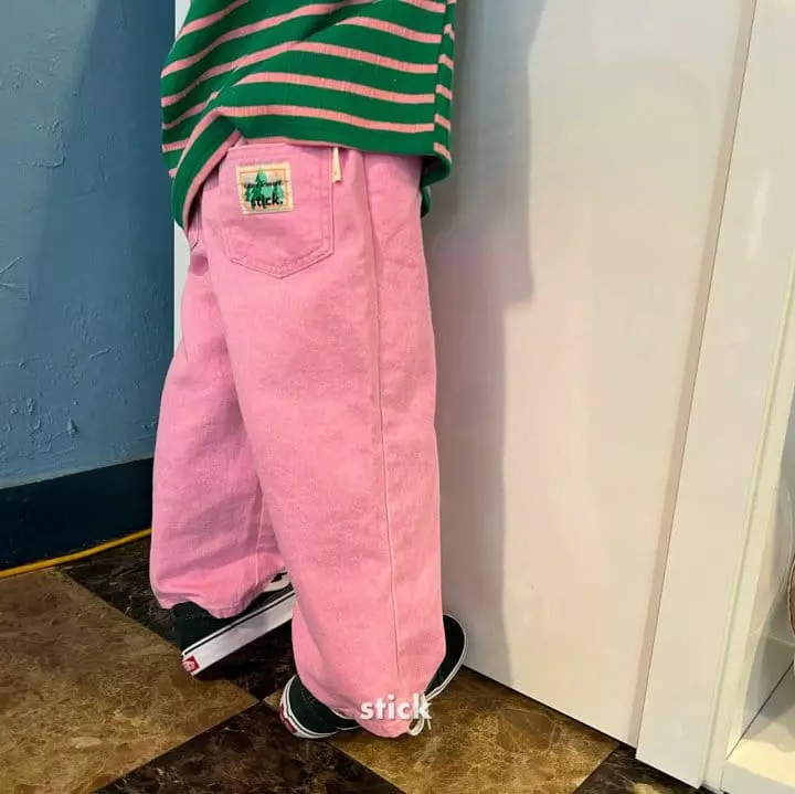 Stick - Korean Children Fashion - #fashionkids - Peach Pants with Mom - 6