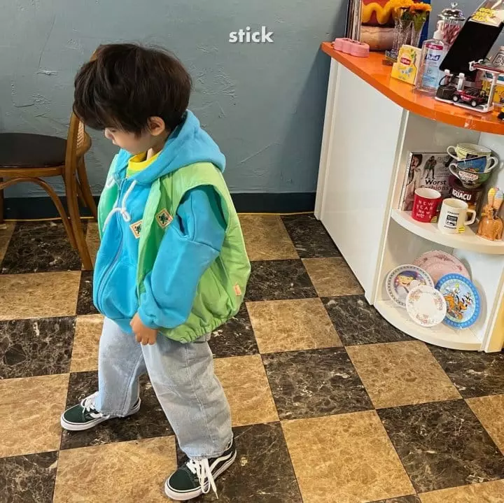 Stick - Korean Children Fashion - #kidsshorts - Brush Jeans with Mom - 6