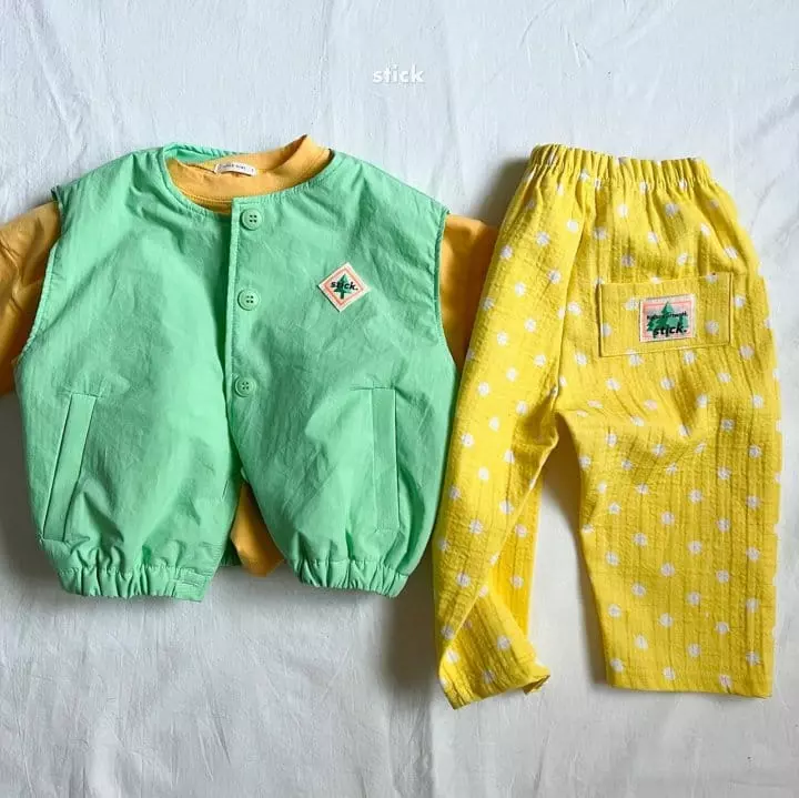 Stick - Korean Children Fashion - #kidsshorts - Namsan Spring Vest - 3