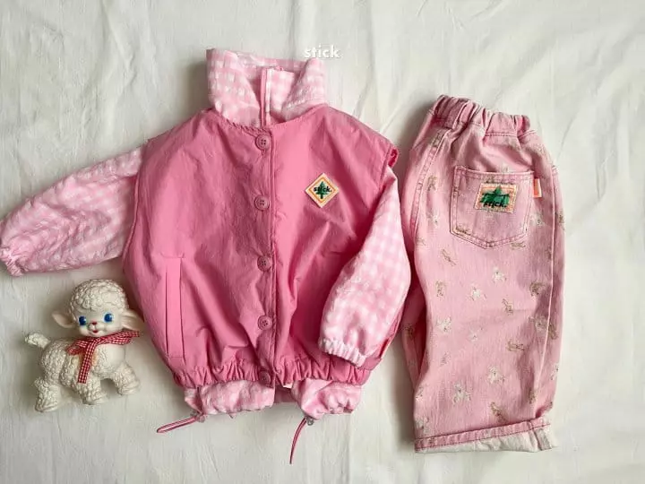 Stick - Korean Children Fashion - #kidzfashiontrend - Bear Bear Jeans - 7