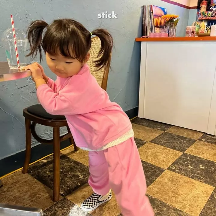 Stick - Korean Children Fashion - #kidzfashiontrend - Small Dot Long Tee - 8