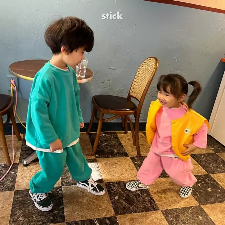 Stick - Korean Children Fashion - #littlefashionista - Towel Jogger Pants - 8