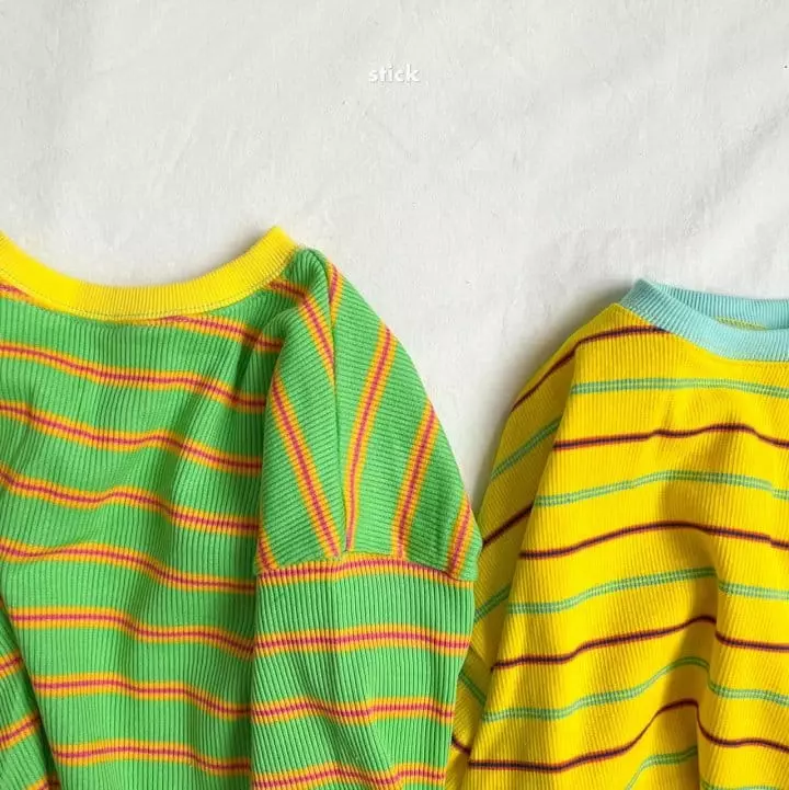Stick - Korean Children Fashion - #magicofchildhood - Lemo Stripes Tee
