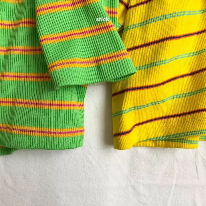 Stick - Korean Children Fashion - #minifashionista - Lemo Stripes Tee - 2