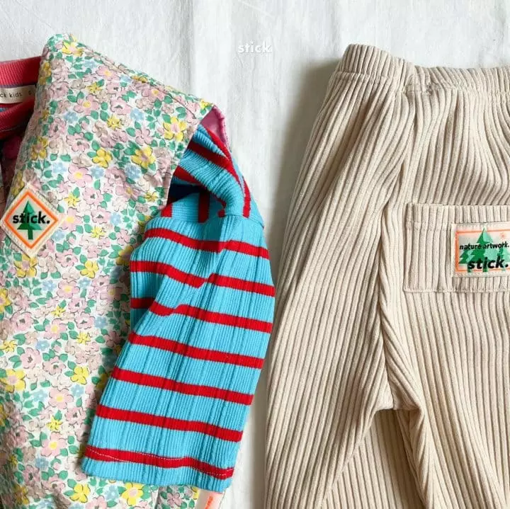 Stick - Korean Children Fashion - #minifashionista - Charile Stripes Tee