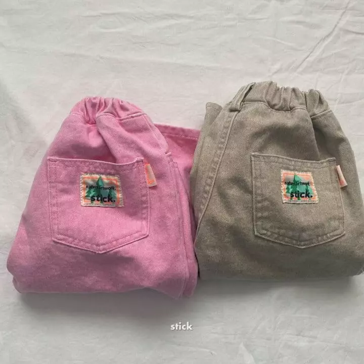 Stick - Korean Children Fashion - #stylishchildhood - Peach Pants with Mom