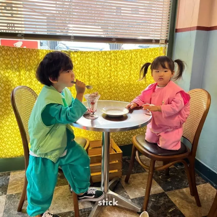Stick - Korean Children Fashion - #todddlerfashion - Towel Jogger Pants - 12