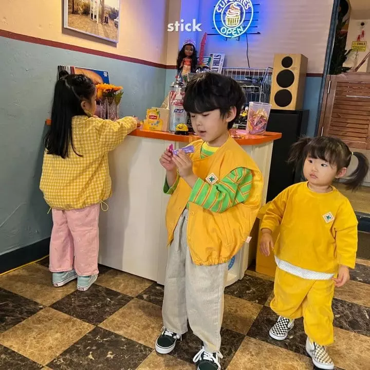 Stick - Korean Children Fashion - #todddlerfashion - Towel Boxy Tee - 11
