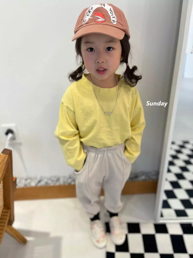 Sunday Closet - Korean Children Fashion - #fashionkids - Sofy Terry Banding Jogger Pants - 5