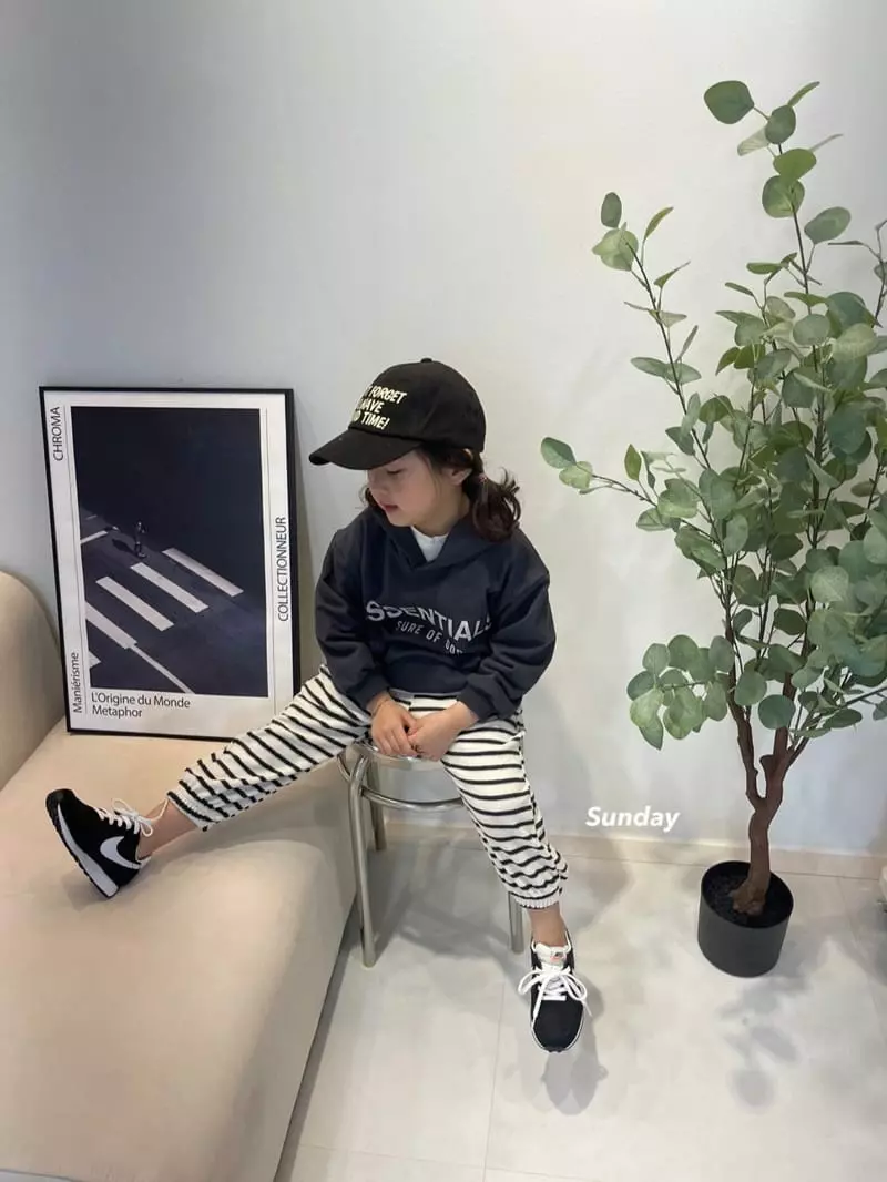 Sunday Closet - Korean Children Fashion - #fashionkids - Stripes Terry Pants