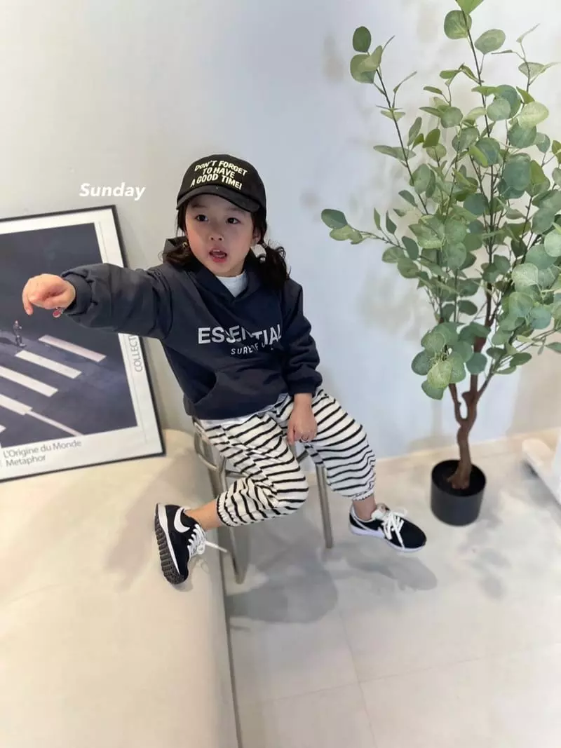 Sunday Closet - Korean Children Fashion - #kidsshorts - Stripes Terry Pants - 2
