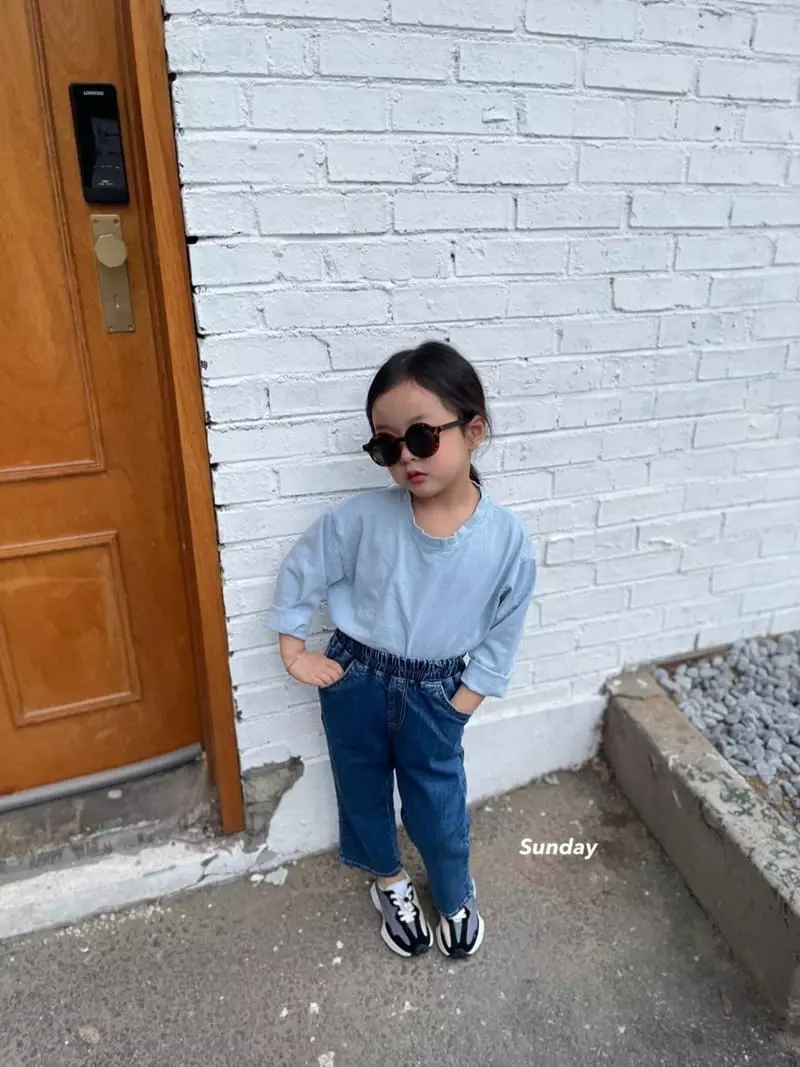 Sunday Closet - Korean Children Fashion - #kidsstore - Basic Washing Tee - 6