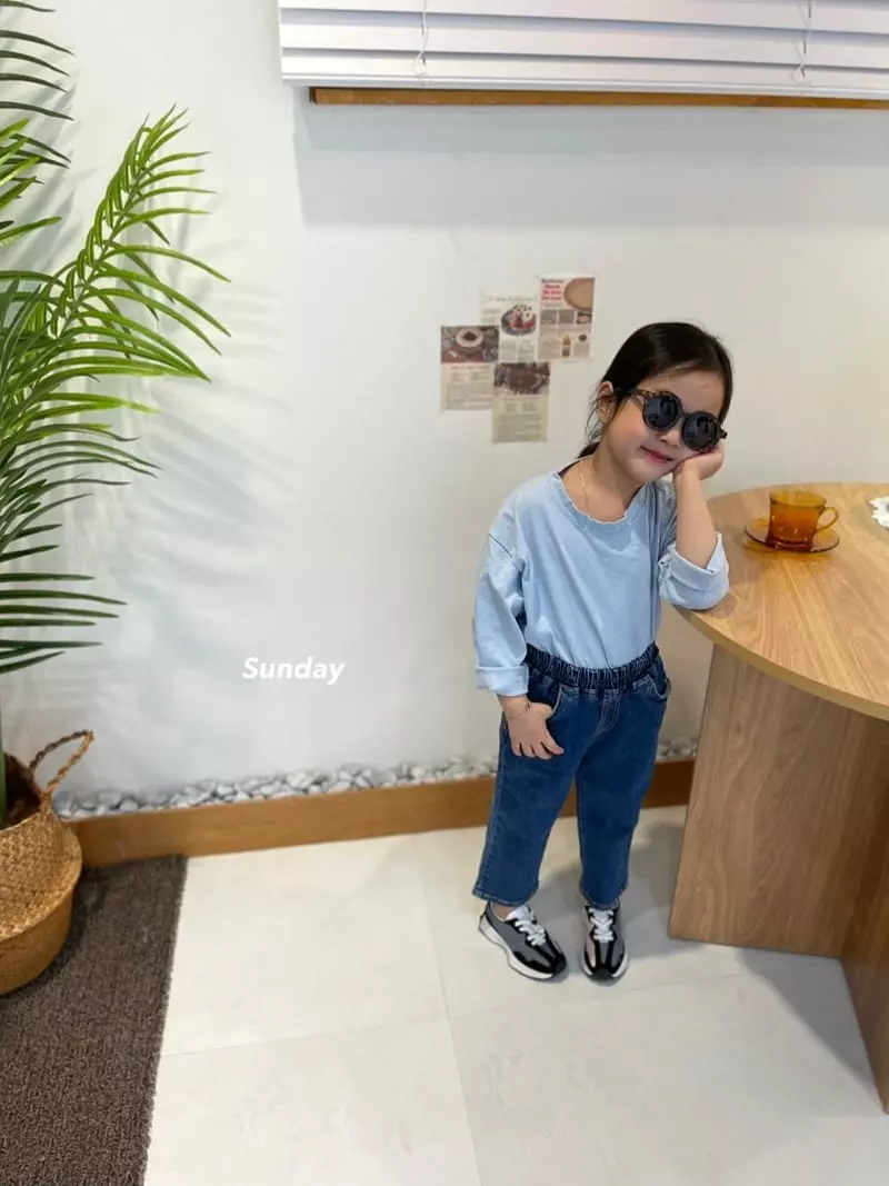 Sunday Closet - Korean Children Fashion - #kidzfashiontrend - Basic Washing Tee - 7