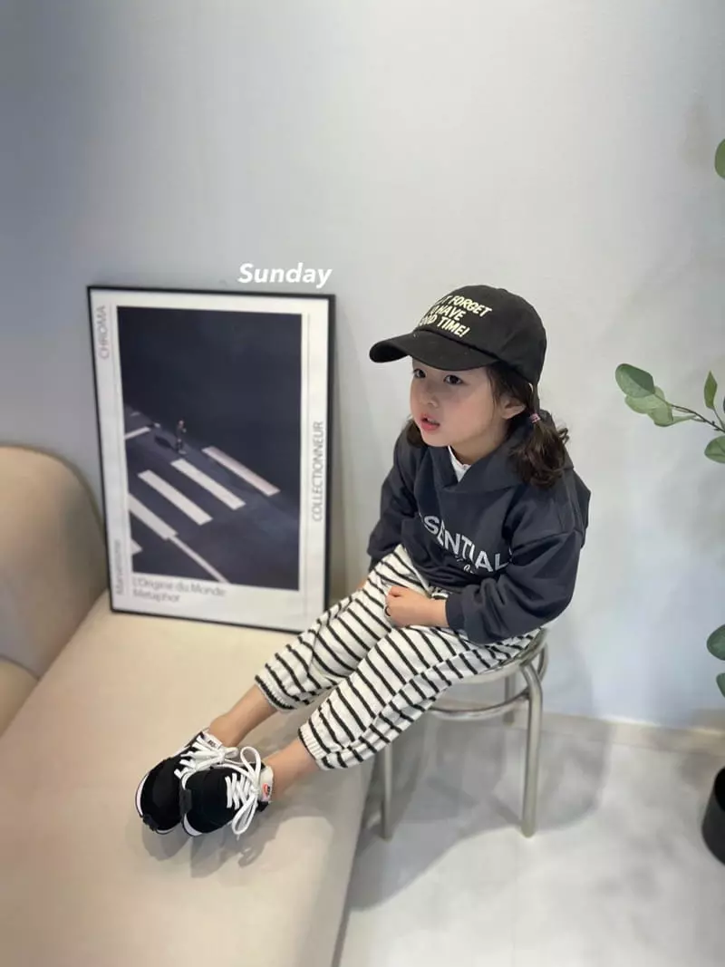 Sunday Closet - Korean Children Fashion - #kidsstore - Stripes Terry Pants - 4